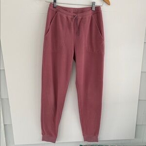 Patagonia Kids Girls Micro D Joggers in Stormy Mauve Fleece Pants XL 14
